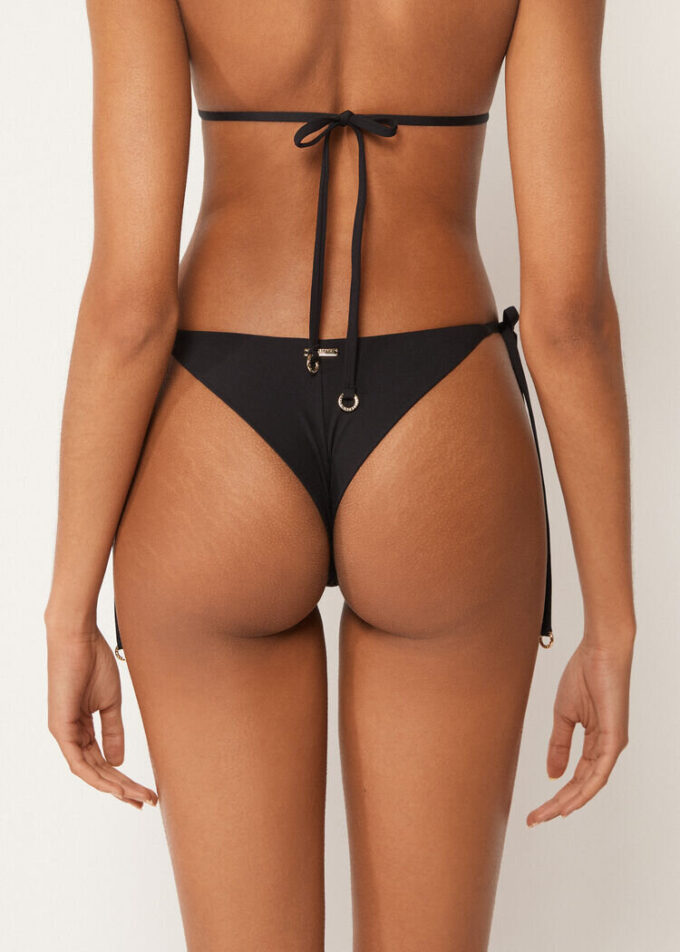 Brazilian-Bikinihosen mit Schnürung, Premium-Passform