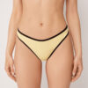 Brazilian-Bikinihosen mit zweifarbiger Paspel