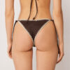 Brazilian-Bikinihosen-Slip mit zweifarbiger Stickerei