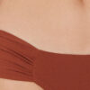 Drapierte Brazilian-Bikinihosen Premium-Passform