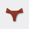 Drapierte Brazilian-Bikinihosen Premium-Passform