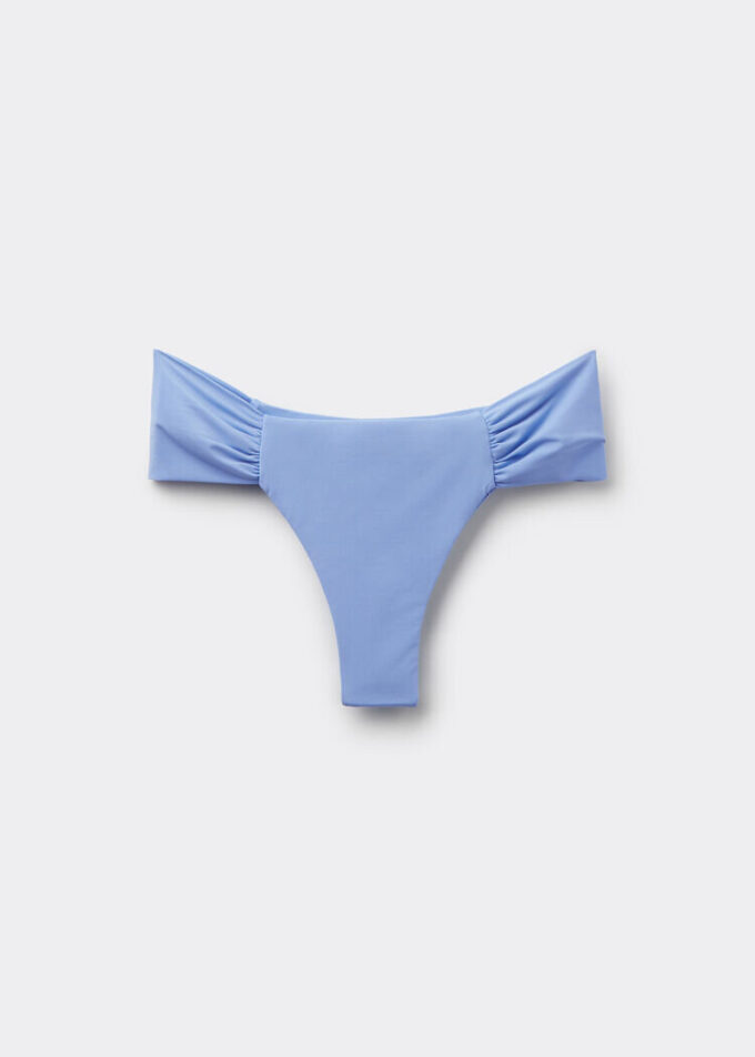 Drapierte Brazilian-Bikinihosen Premium-Passform