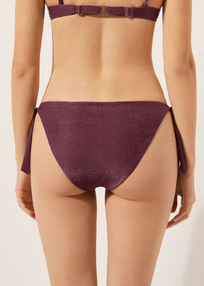 Gebundener Bikini-Unterteil Golden Glow