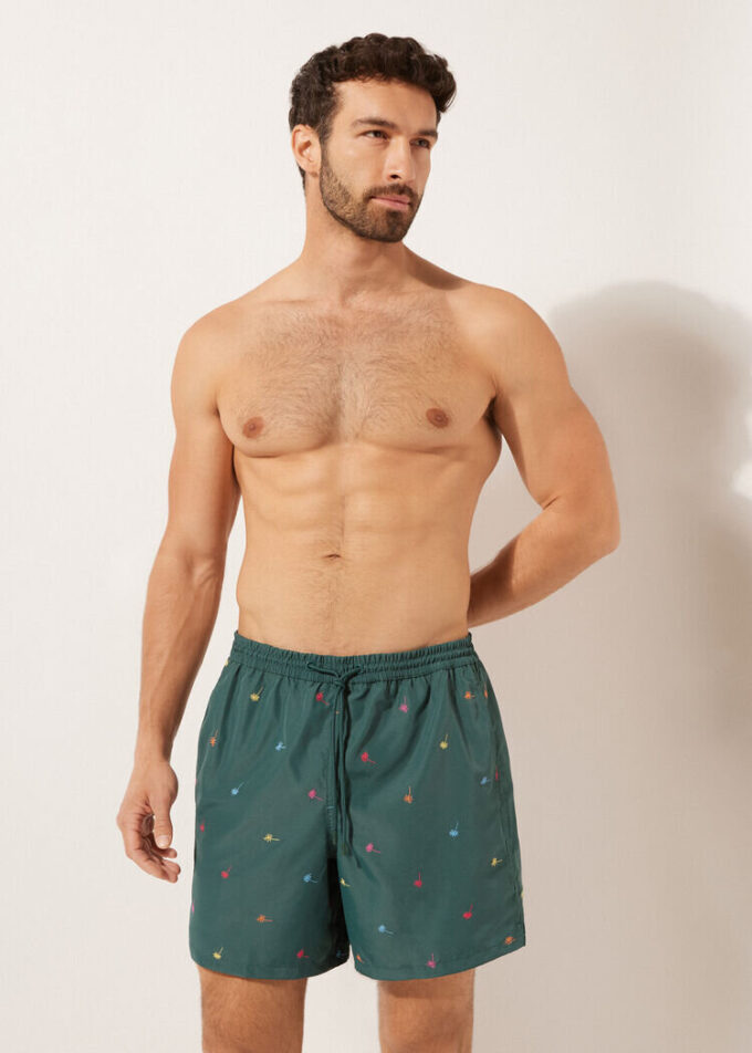 Gemusterte Herren-Badehose Formentera
