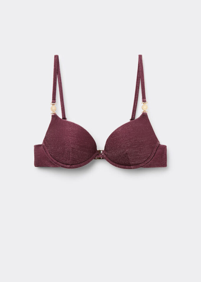 Gepolstertes Push-up-Bikinioberteil Golden Glow