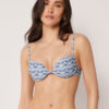 Gepolstertes Push-up-Bikinioberteil „Water Reflection“