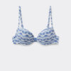 Gepolstertes Push-up-Bikinioberteil „Water Reflection“