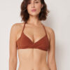 Gepolstertes Triangel-Bikinioberteil Premium Fit