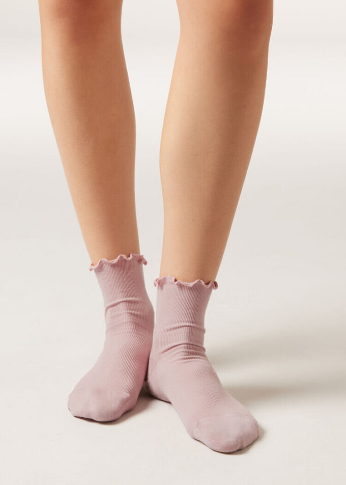 Gerippte Socken