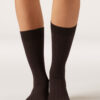 Gerippte Wadensocken
