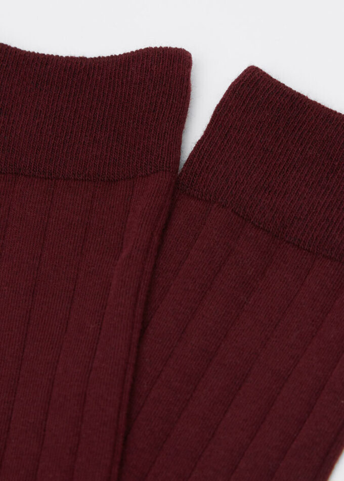 Gerippte Wadensocken