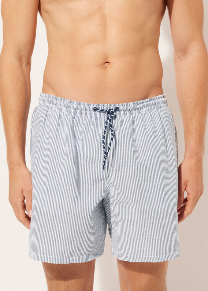 Gestreifte Herren-Badehose Formentera