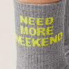 Glitzer-Socken mit Schriftzug