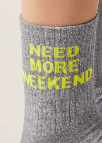 Glitzer-Socken mit Schriftzug