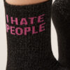 Glitzer-Socken mit Schriftzug