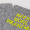 Glitzer-Socken mit Schriftzug
