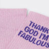 Glitzer-Socken mit Schriftzug