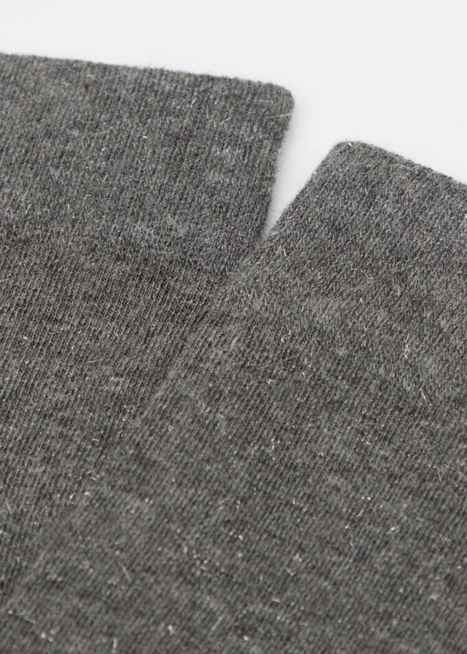 Glitzernde lange Socken mit Kaschmir