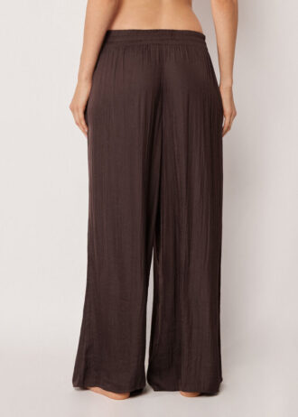 Glänzende Palazzo-Hose