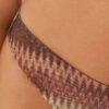 Golden Chevron Brazilian-Bikinihosen