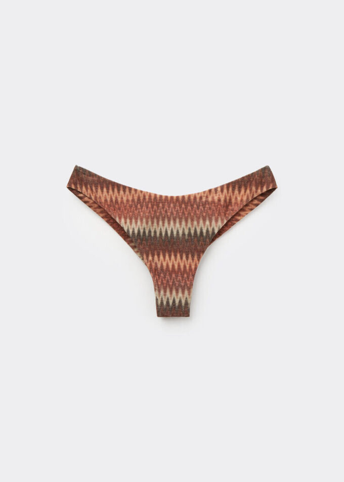 Golden Chevron Brazilian-Bikinihosen