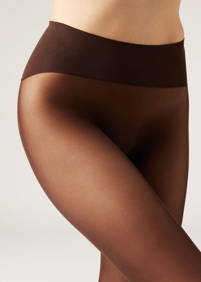 Halbtransparente, matte, unsichtbare 30-Den-Strumpfhose