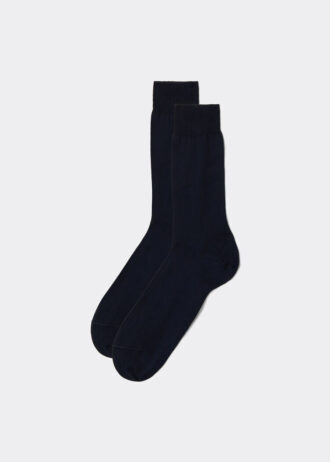 Herren-Crew-Socken aus Lisle-Garn
