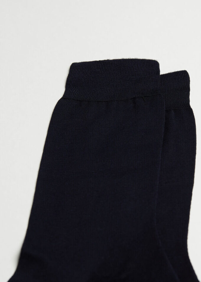 Herren-Crew-Socken aus Lisle-Garn