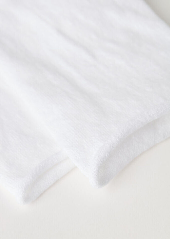 Kurze Leinen-Socken ohne Bündchen