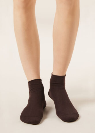 Kurze Socken aus Baumwolle ohne Bündchen
