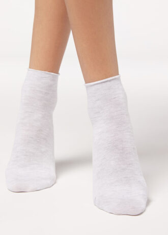 Kurze Socken aus Baumwolle ohne Bündchen