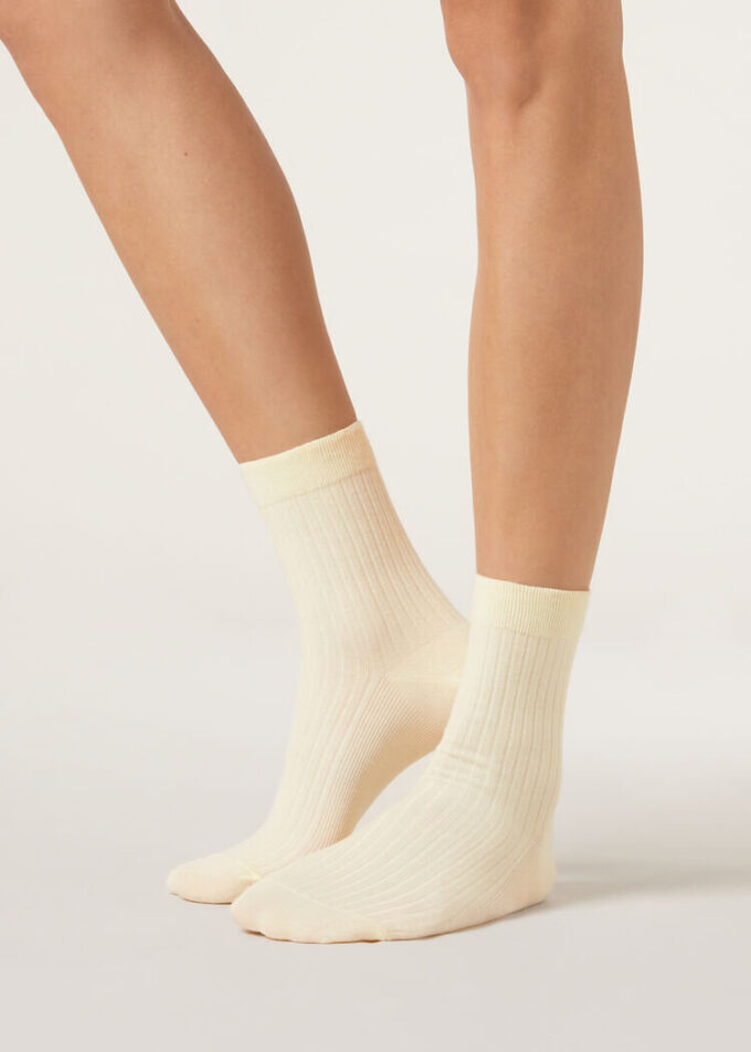 Kurze Socken aus Kaschmirmischung