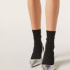 Kurze Socken aus Wolle und Baumwolle