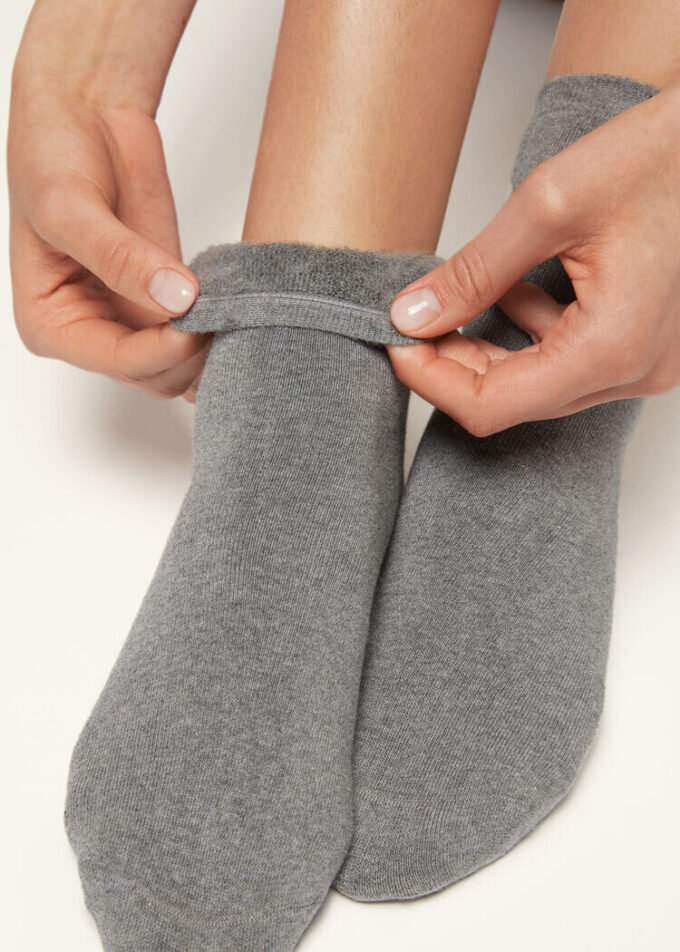 Kurze Thermal-Socken aus Baumwolle