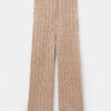 Lange gehäkelte Lamé-Hose