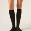 Lange gerippte Socken