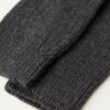 Lange gerippte Socken aus Wolle und Kaschmir