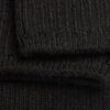 Lange gerippte Socken aus Wolle und Kaschmir