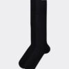 Lange Herrensocken aus Lisle-Garn