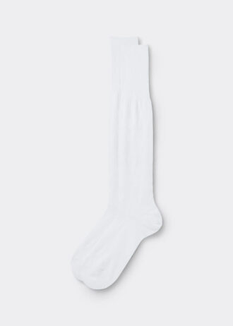 Lange Herrensocken aus Lisle-Garn