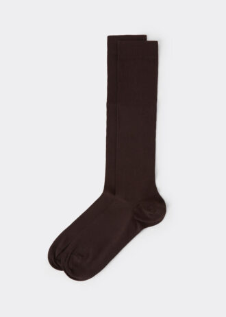 Lange Herrensocken aus Stretch-Baumwolle