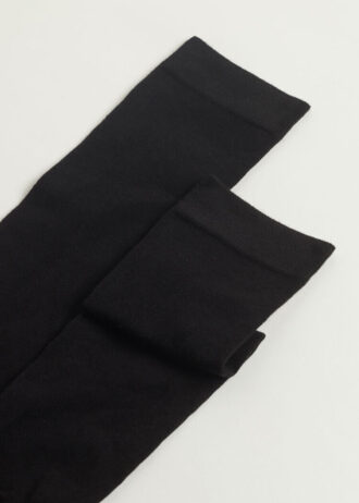 Lange Satin-Baumwollsocken