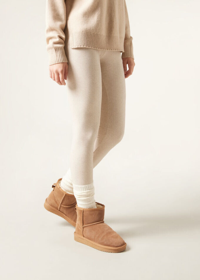 Leggings aus Kaschmirmischung
