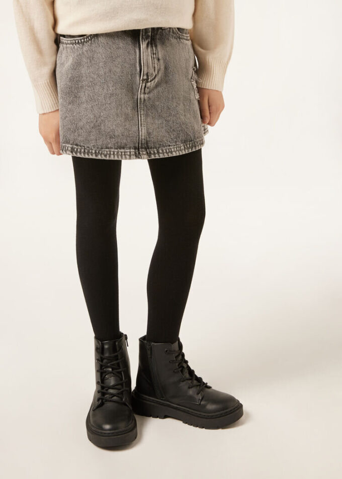 Mädchen-Strumpfhose aus Kaschmir