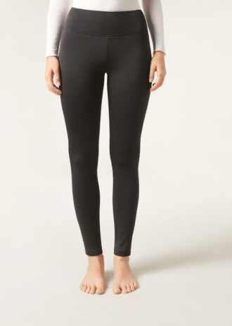 Plüsch-Thermal-Leggings