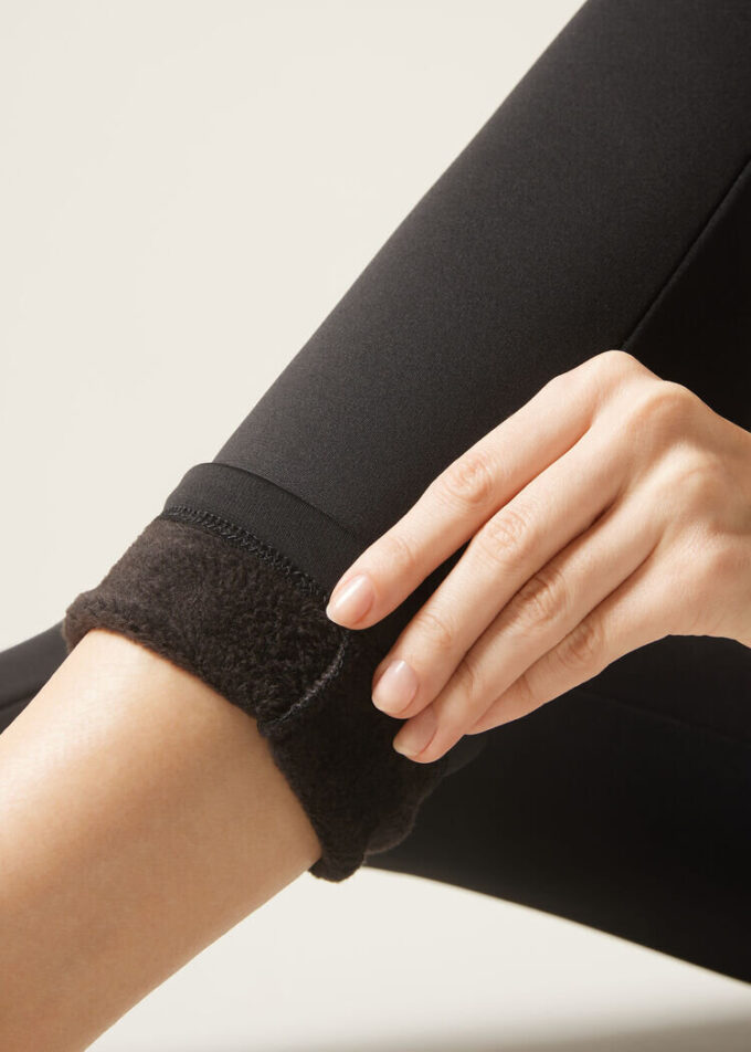 Plüsch-Thermal-Leggings