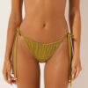 Satin-Bikinihosen im Brazilian-Bikini-Stil