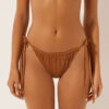 Satin-Bikinihosen im Brazilian-Bikini-Stil