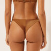 Satin-Bikinihosen im Brazilian-Bikini-Stil