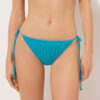 Satin-Bikinihosen im Brazilian-Bikini-Stil